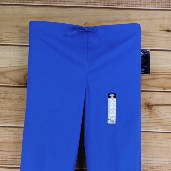 Dickies Medical Uniforms Scrubs Bottoms Unisex Size XSP Blue Easy Care Work NWT - Picture 4 of 6